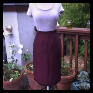 Moschino (Authentic) High-Waist, Knee-Length Skirt